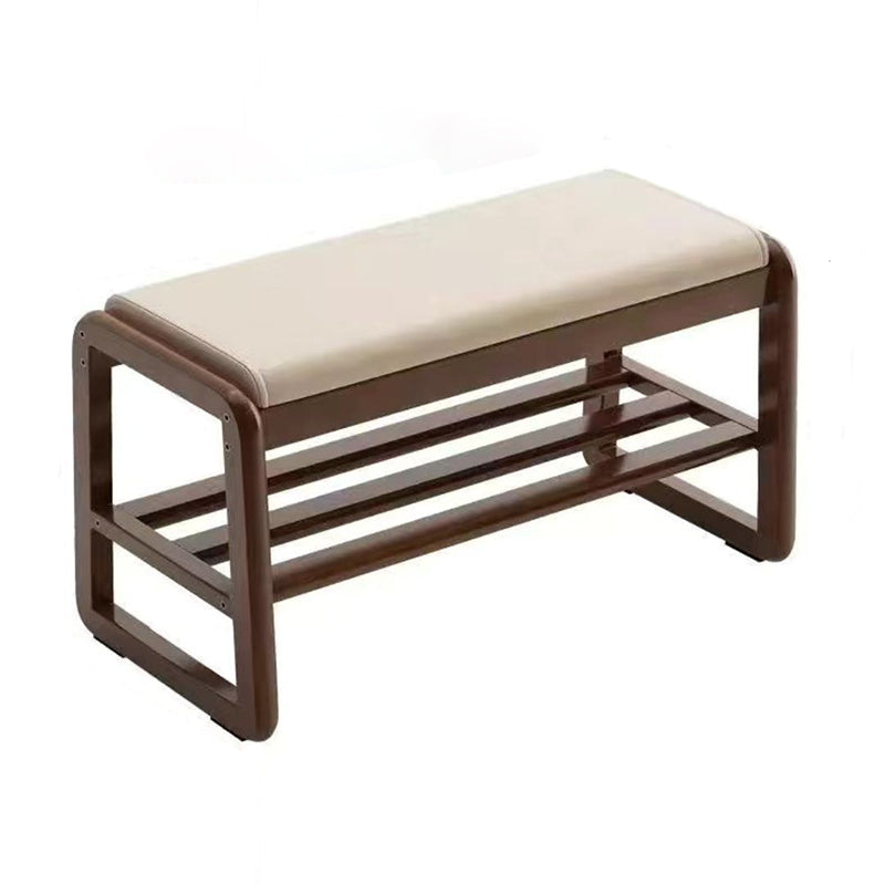 Scandinavian Tech Cloth Wood 1-Shelf Shoe Storage