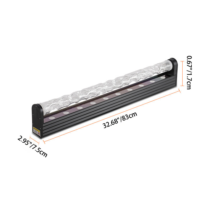 Art Deco Water Pattern Aluminum Acrylic Floor Lamp — Neutral Light (4000K) / 110V-120V For US/CA