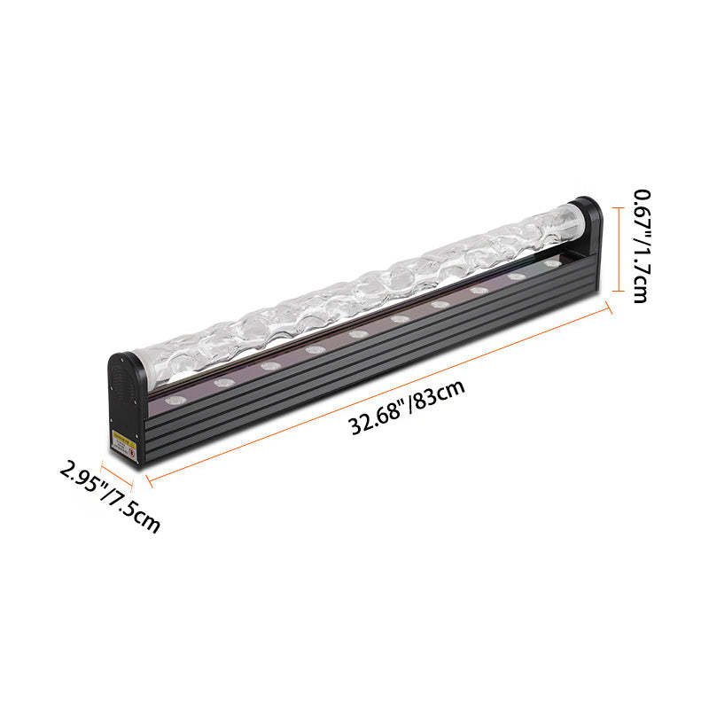 Art Deco Water Pattern Aluminum Acrylic Floor Lamp — Neutral Light (4000K) / 110V-120V For US/CA