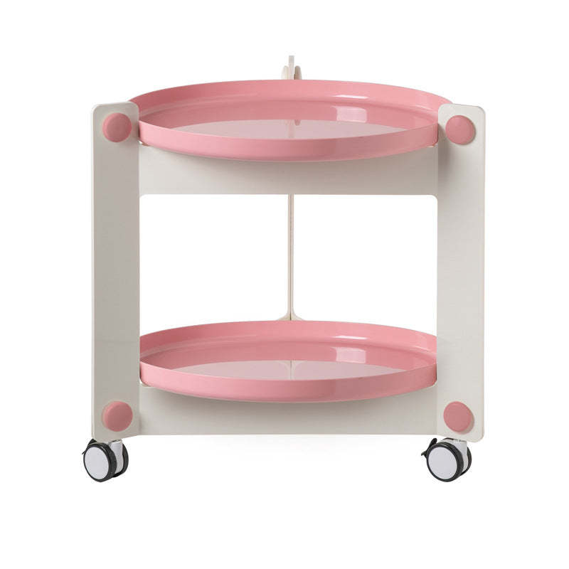 Scandinavian Tray 2-Tier Movable End Table