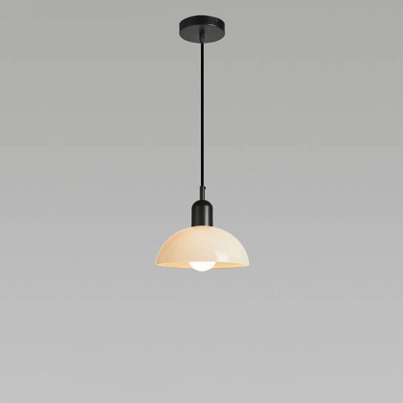 Minimalist Glass Hemisphere Pendant Light