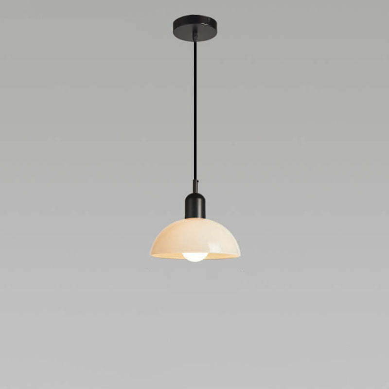 Minimalist Glass Hemisphere Pendant Light