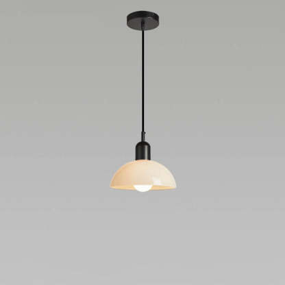 Minimalist Glass Hemisphere Pendant Light