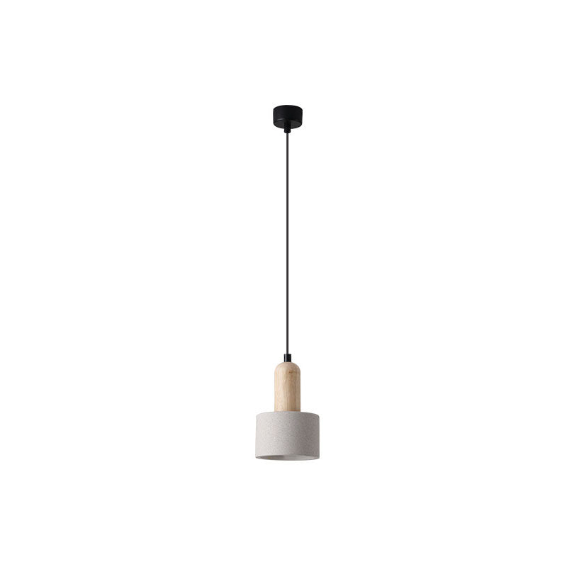 Scandinavian Cement Dome Glass Pendant Light