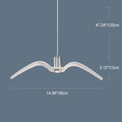 Nordic Wrought Iron Seagull LED Pendant Light