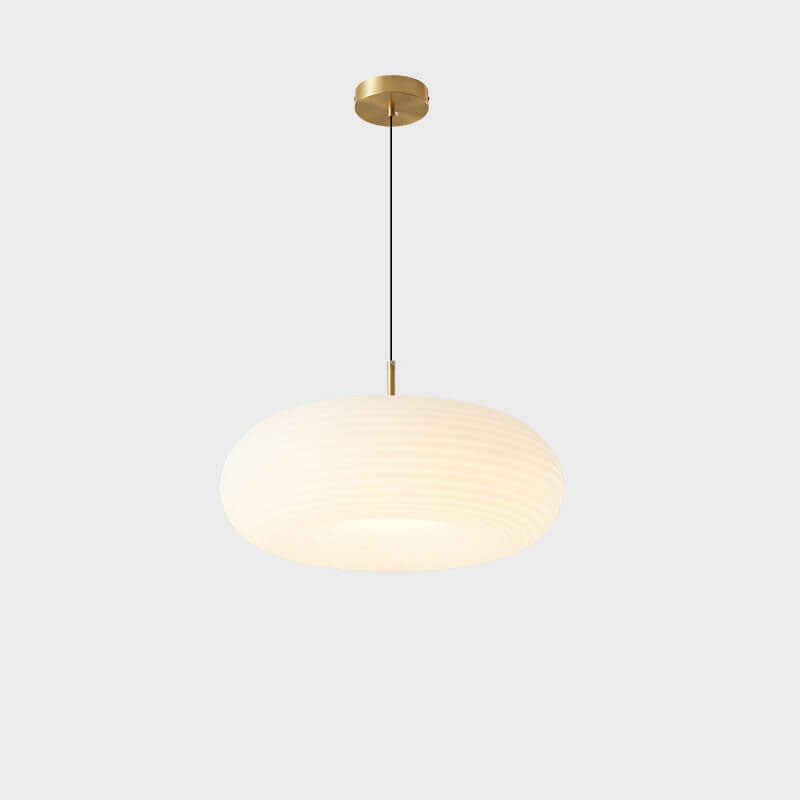 Modern Cream Apple Copper LED Pendant Light