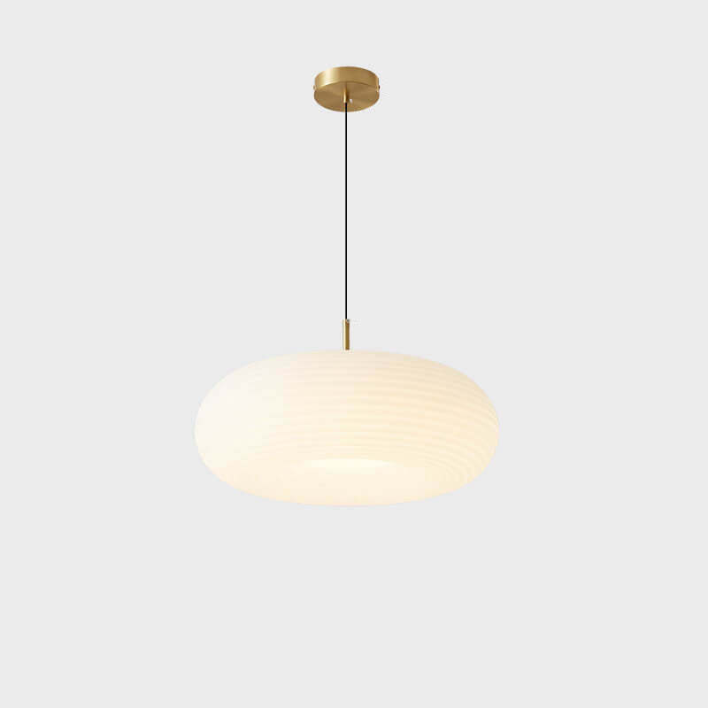 Modern Cream Apple Copper LED Pendant Light