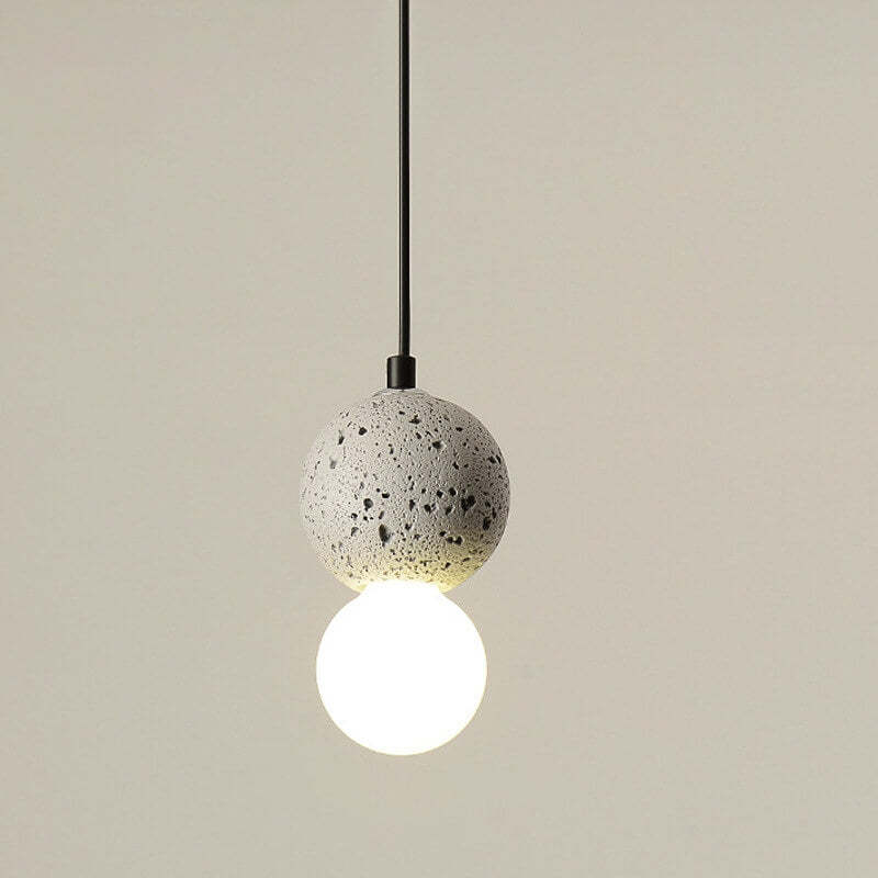 Scandinavian Orb Terrazzo Pendant Light