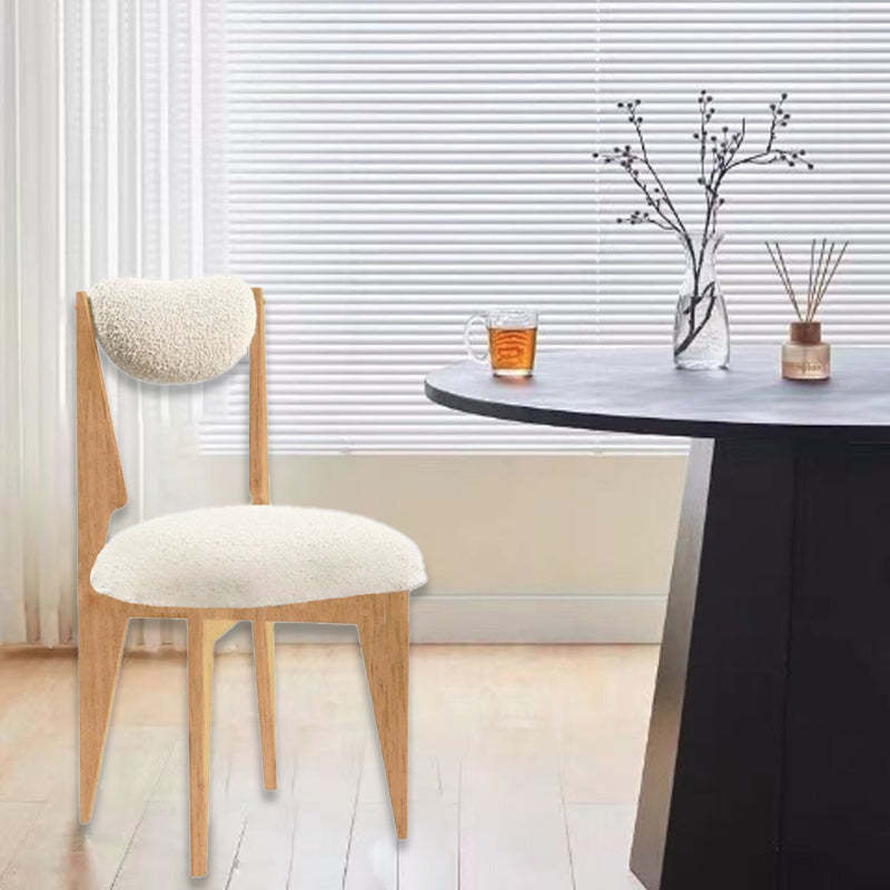 Minimalist wood dining chairs & benches for dining room