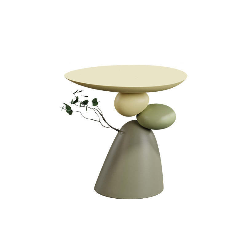 Contemporary Elliptical Branch Resin End Table