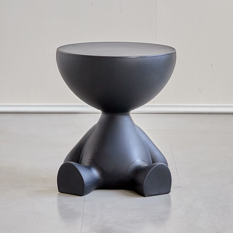 Minimalist Flat Round End Table