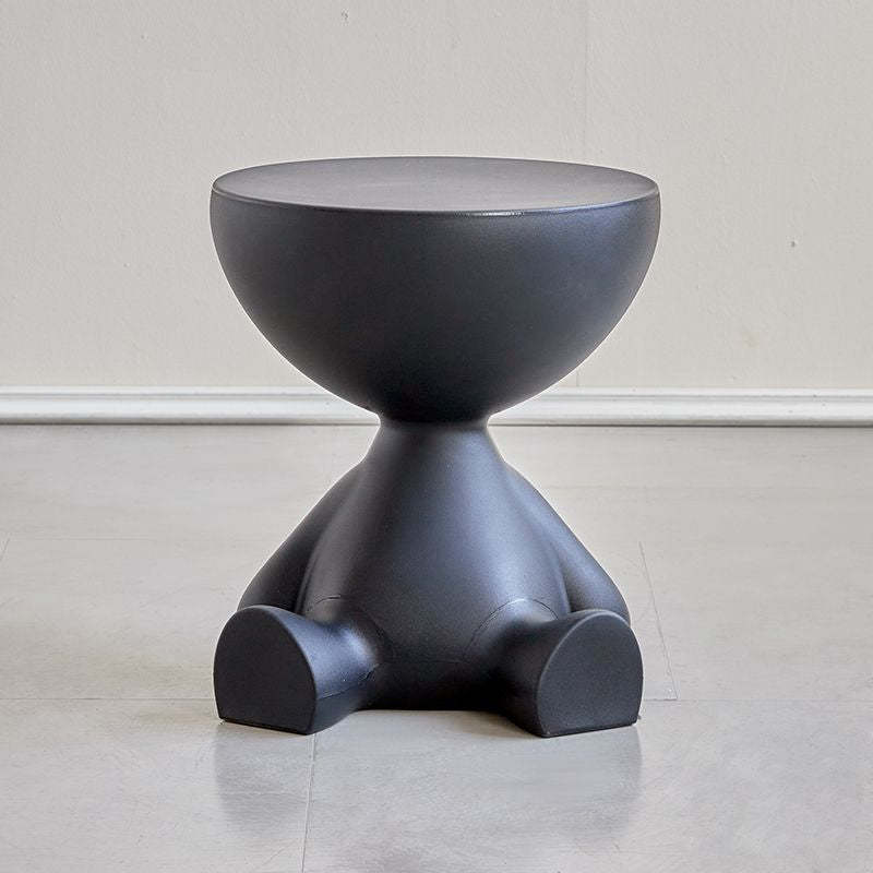 Minimalist Flat Round End Table