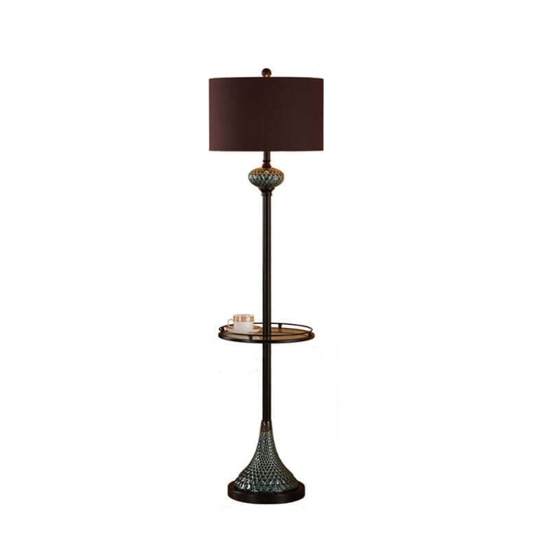 European Ceramic Fabric Floor Lamp