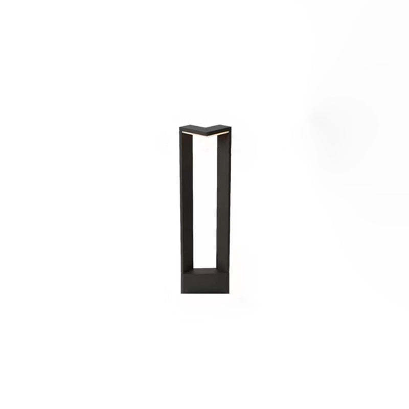 Minimalist Rectangular Aluminum Acrylic LED Landscape Light