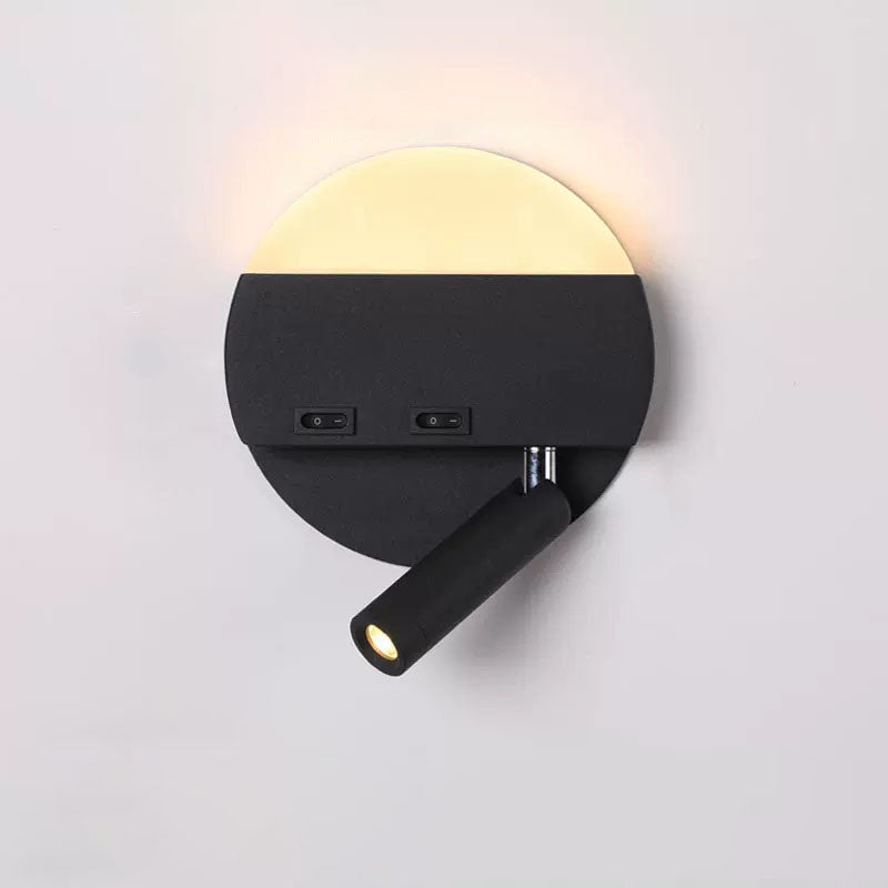 Minimalist Acrylic Aluminum LED Reading Sconce