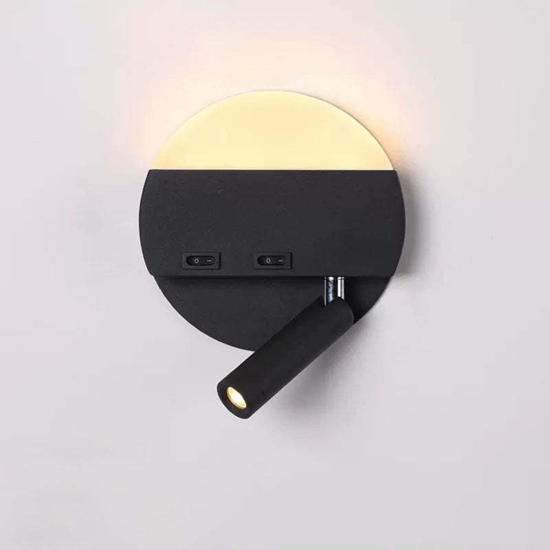 Minimalist Acrylic Aluminum LED Reading Sconce