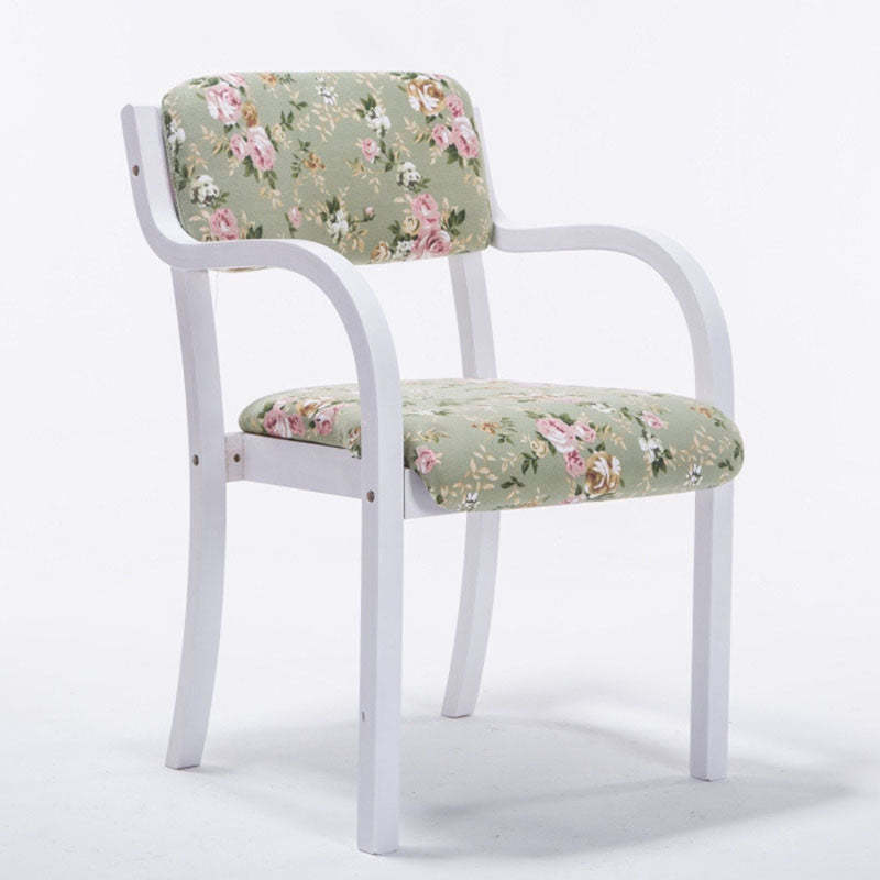 Nordic Wood Fabric Leather Velvet Dining Chair