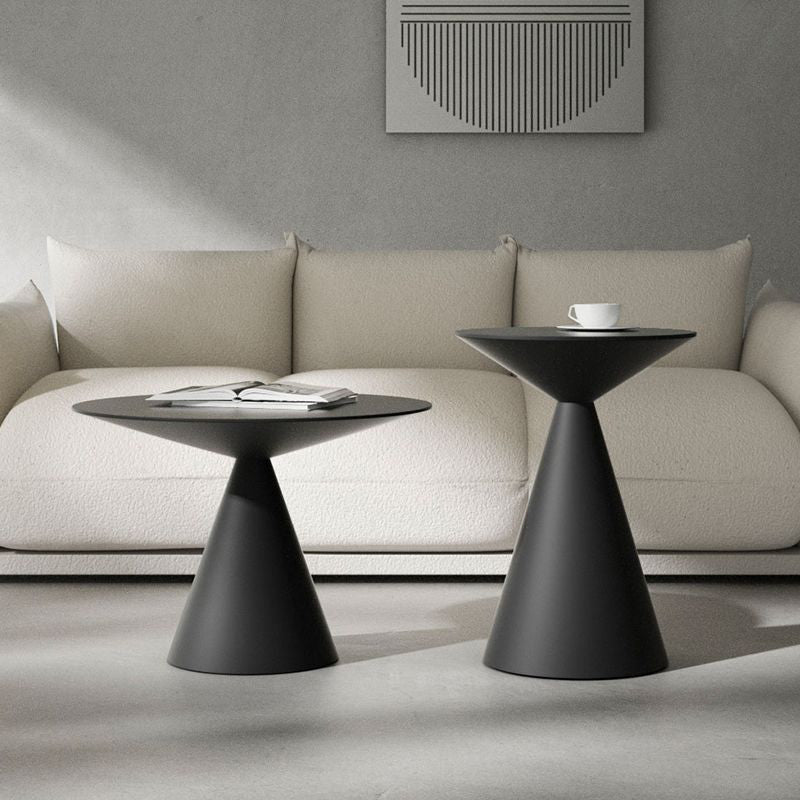 Minimalist Cone Aluminum End Table