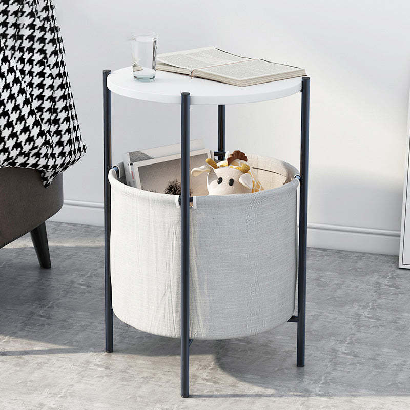 Scandinavian Marble Metal Fabric Coffee Table