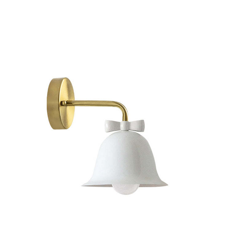 French Minimalist Bell Butterfly Iron Sconce