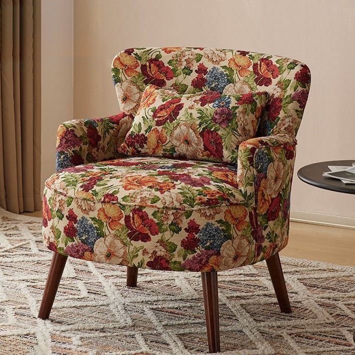 Traditional high elasticity wood accent chairs