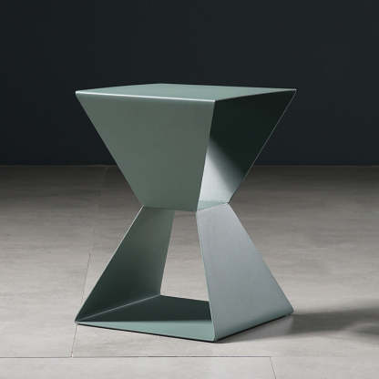 Contemporary Pyramid Steel Coffee Table