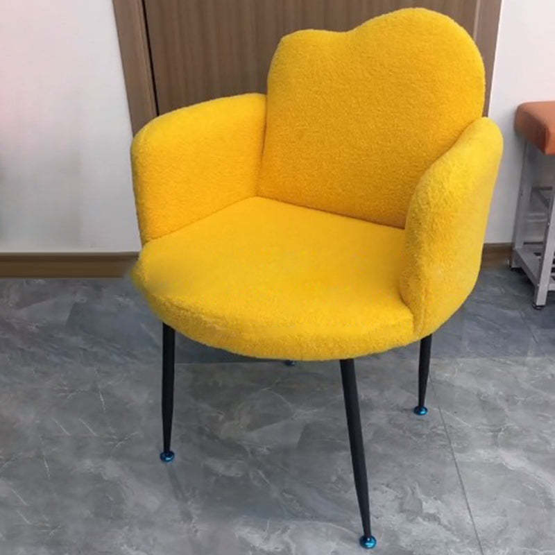 Scandinavian Cloud Lambswool Vanity Stool