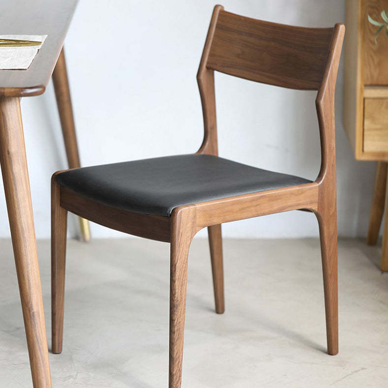 Lighom traditional cowhide wood dining chairs & benches — Genuine Leather