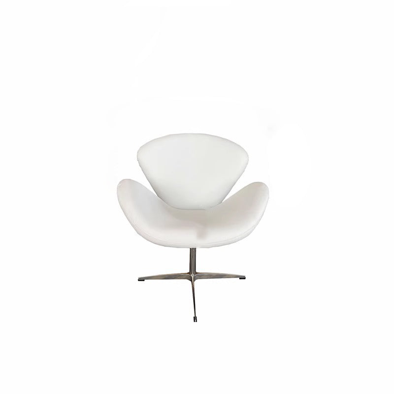 Minimalist Flannel Lambskin Movable Desk Chair