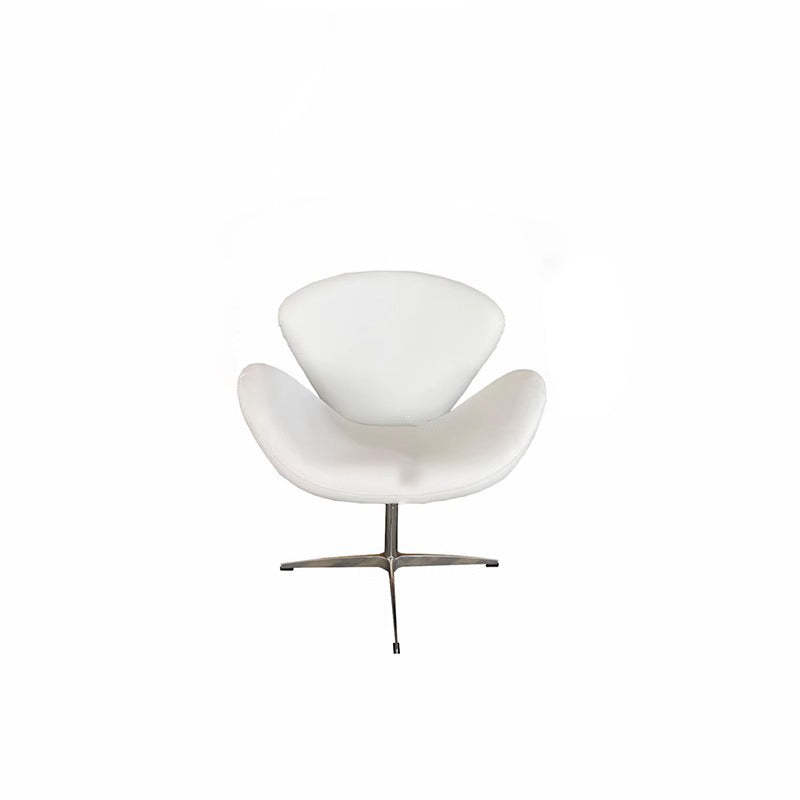 Minimalist Flannel Lambskin Movable Desk Chair