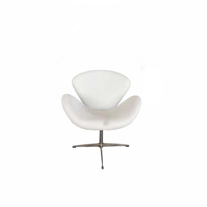 Minimalist Flannel Lambskin Movable Desk Chair