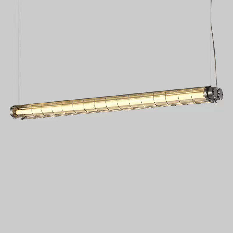 Industrial Acrylic Island Chandelier