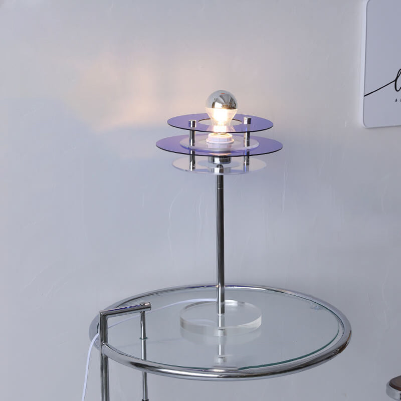 Modern Acrylic Saucer Table Lamp