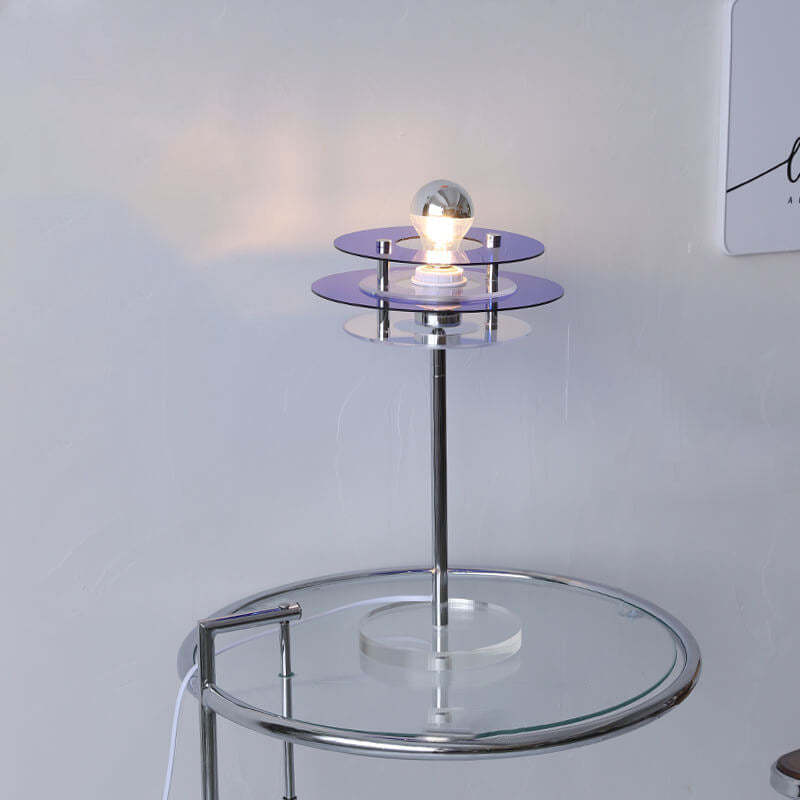 Modern Acrylic Saucer Table Lamp