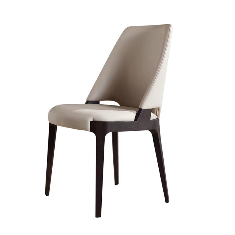 Microfiber Leather Upholstered Dining Chair