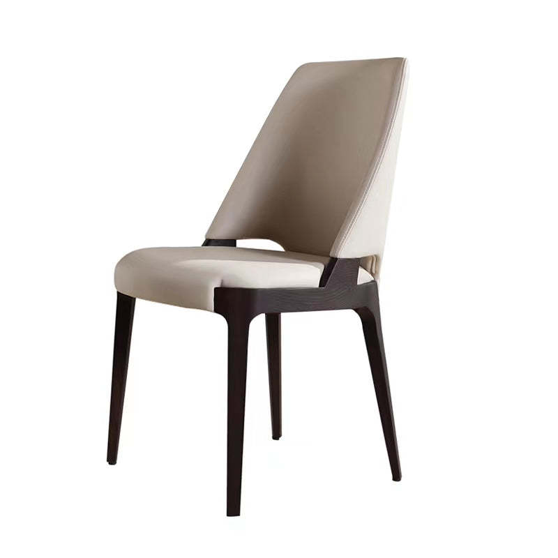 Microfiber Leather Upholstered Dining Chair