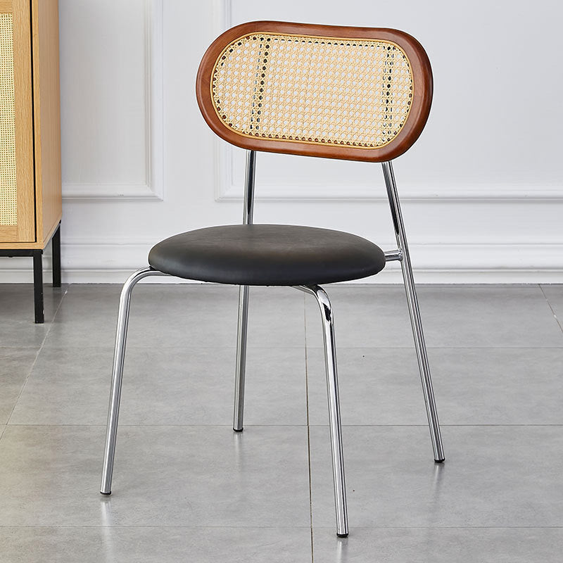 Vintage Rattan Arc Dining Chair
