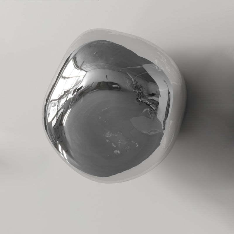 Minimalist Irregular Spherical Glass Wall Sconce