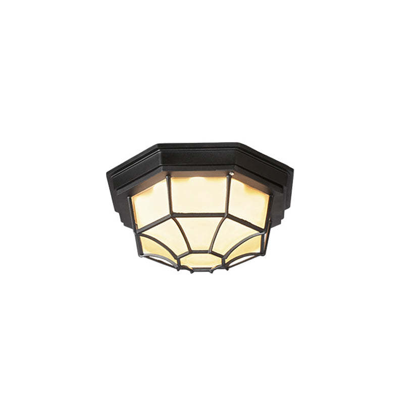 Outdoor Round Octagon Aluminum Waterproof LED Flush Light