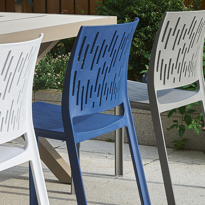 Minimalist Square Plastic Chair