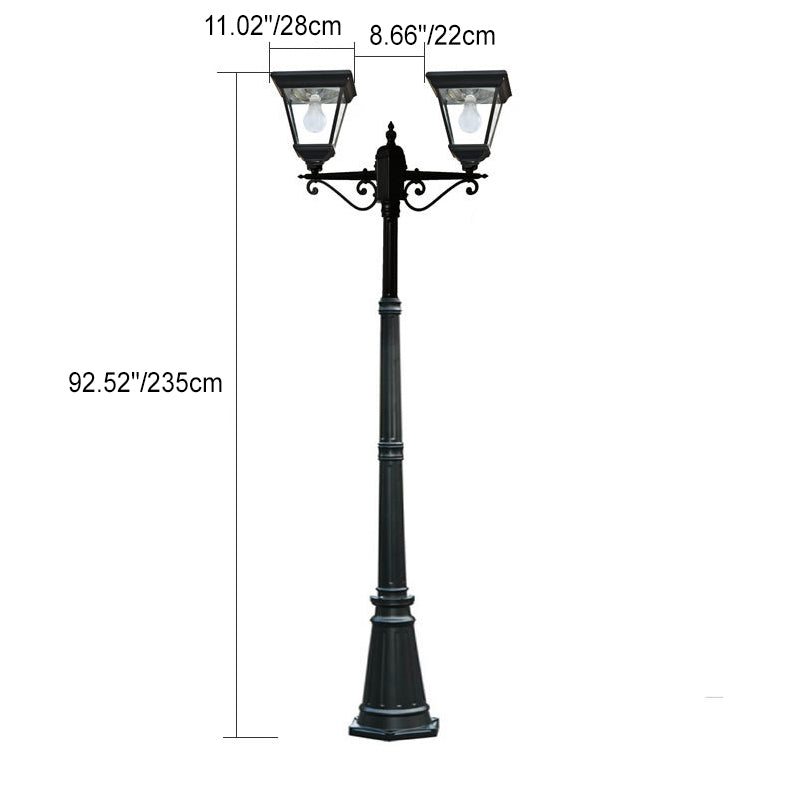 Chinese Solar Glass Cylinder LED Landscape Light