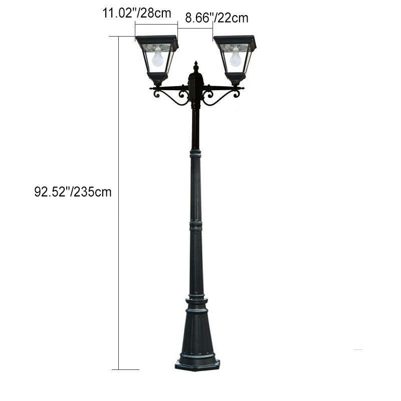 Chinese Solar Glass Cylinder LED Landscape Light
