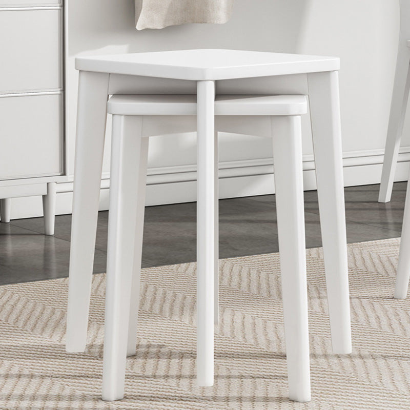 Chinese Wood Stackable Low Stool