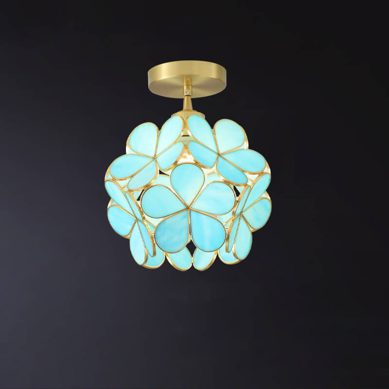 New Japanese Manual Petal Aisle Ceiling Light