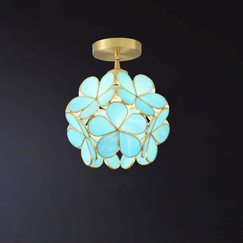 New Japanese Manual Petal Aisle Ceiling Light
