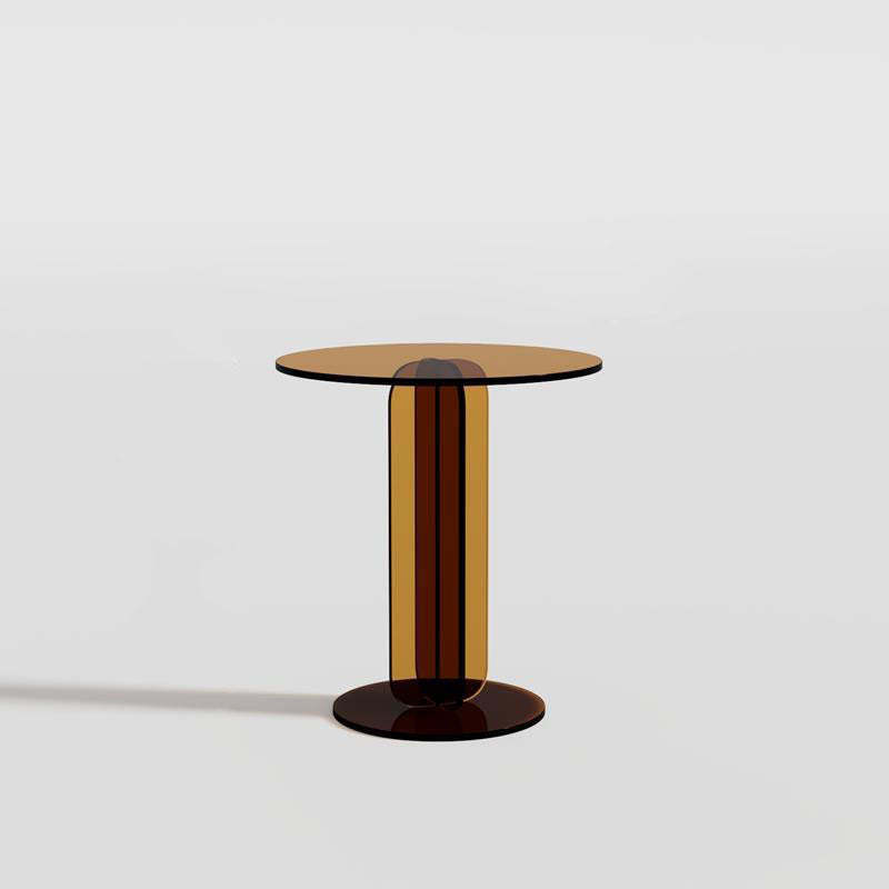 Minimalist Round Acrylic Coffee Table