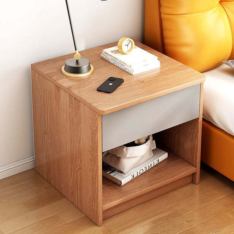 Minimalist Density Panel 1-Drawer Nightstand