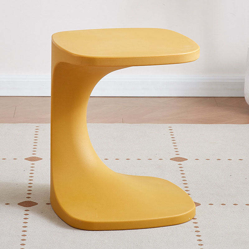 Minimalist C-Shape Acrylic Coffee Table