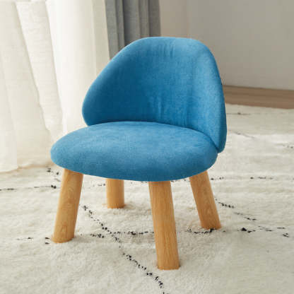 Nordic Fabric Round Entryway Footstool