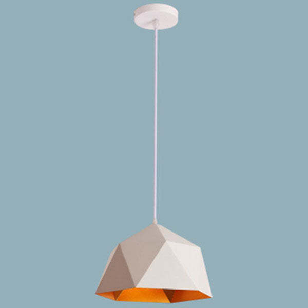 Modern Macaron Iron Lozenge Pendant Light